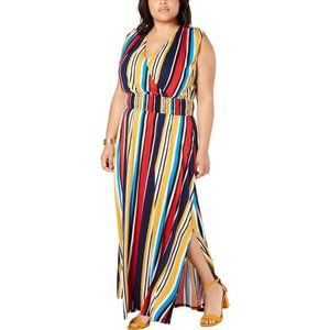 INC International Striped Maxi Dress